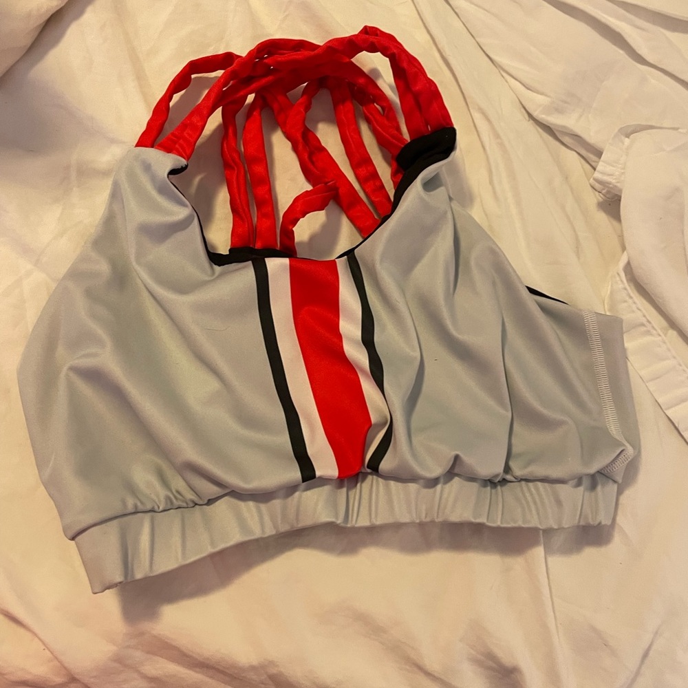 Bend active OHIO state sports bra